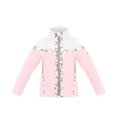 Poivre Blanc BB HYBRID FLEECE JKT Angel Pink/white