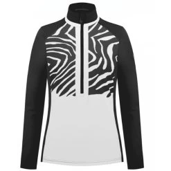 Sous-pull Poivre Blanc BASE LAYER SHIRT Zebra Fancy Black