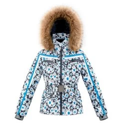 Veste De Ski Avec Ceinture Poivre Blanc Daisy Blue