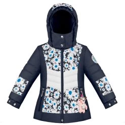 Veste De Ski Graphique Poivre Blanc Multico Daisy Blue