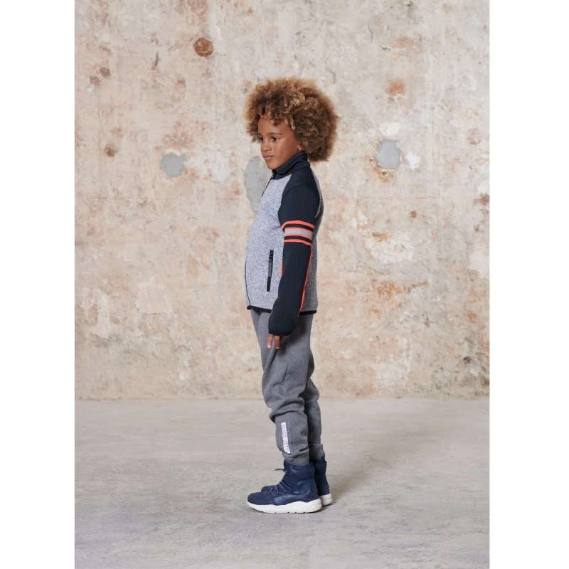 Veste Polaire Graphique Poivre Blanc Grey Melange/Black â Image 5