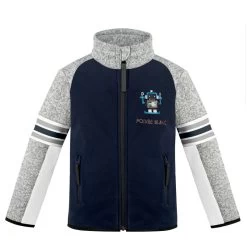 Veste Polaire Poivre Blanc Multico Gothic Blue